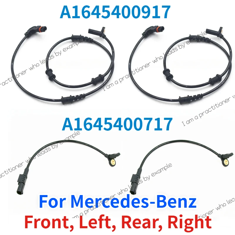 A1644405241 A1645400917 A1644405641 A1645400717 for Mercedes-Benz GL450 ML450 ML550 ML63 AMG R320 R350 ABS Wheel Speed Sensor