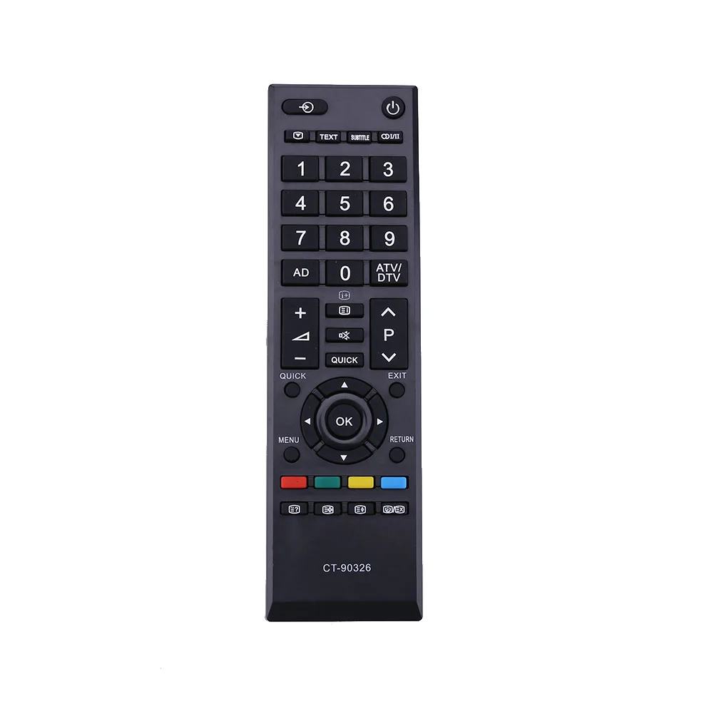 Accesorios de control remoto universal, control remoto de televisión para Toshiba CT-90326 CT-90380 para Toshiba CT-90336 CT-90351