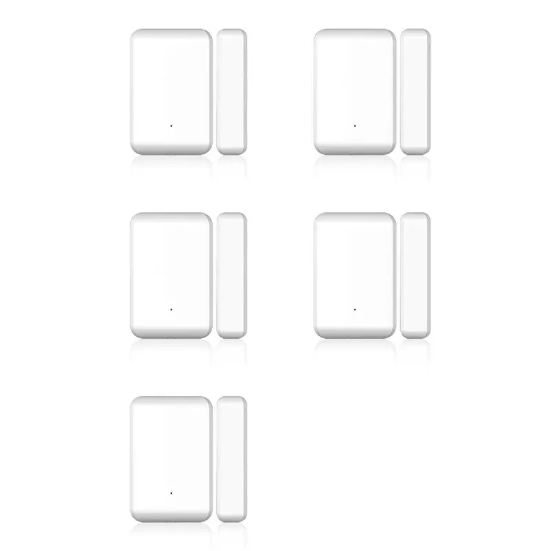 

Беспроводной датчик открытия/закрытия двери/окна N13R-(Durable) 5X 2.4ГГц TTLOCK для обнаружения контакта, работает с приложением TTLOCK Smart