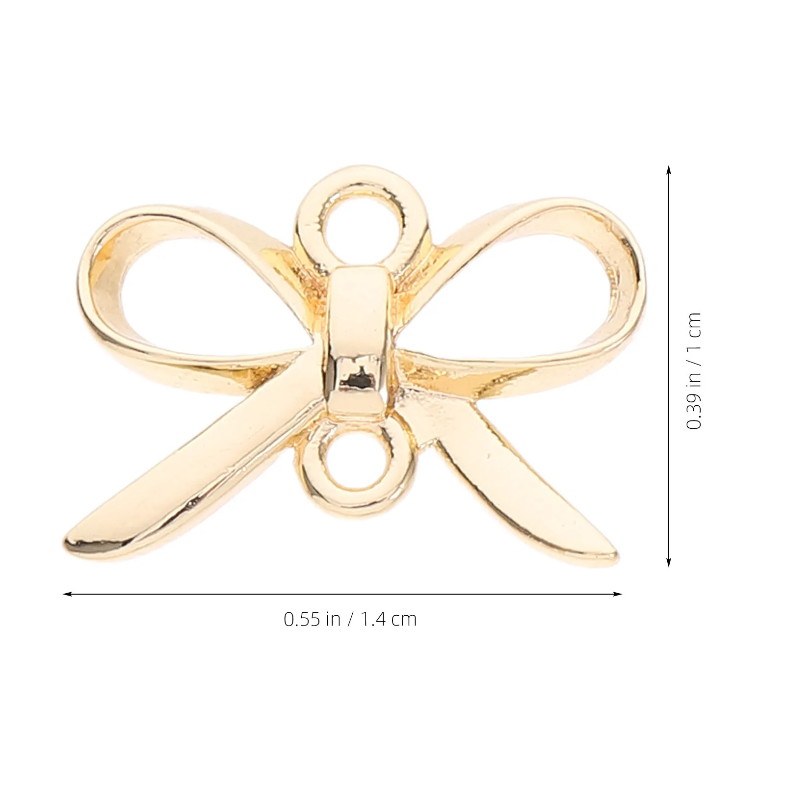 

50Pcs Bowknot Jewelry Connectors Alloy Pendant Charms for DIY Earrings Bracelets Necklace Making Accessories Bowknot Pendants