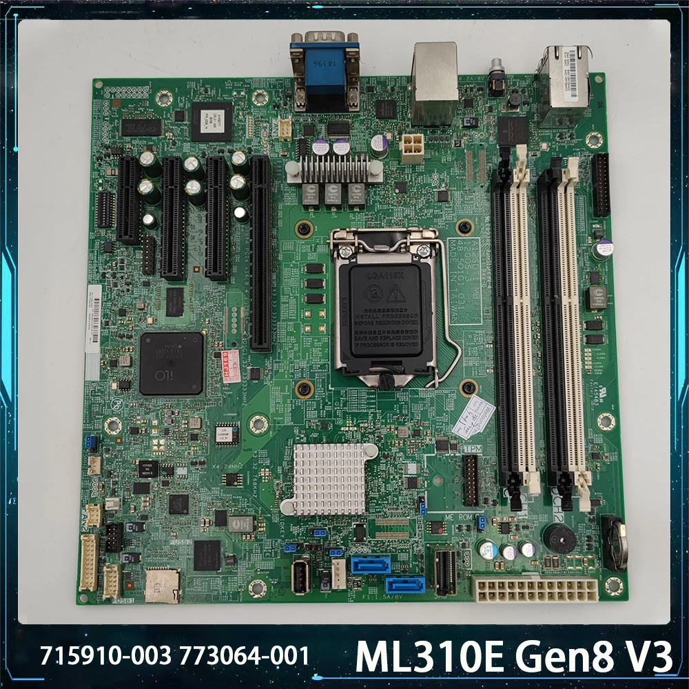 Untuk HP ML310E Gen8 V3 715910-003 773064-001 Motherboard Kualitas Tinggi Sepenuhnya Diuji Pengiriman Cepat