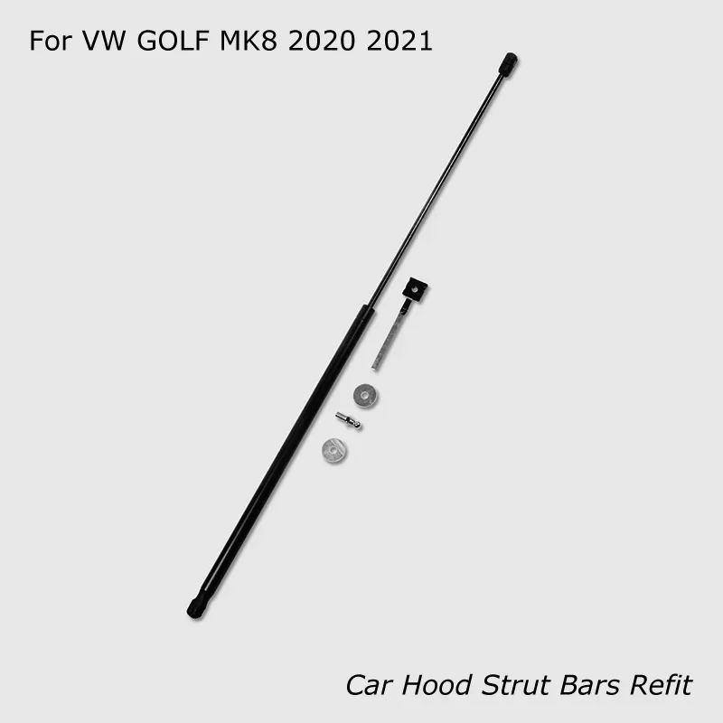 For VW Golf 8 MK8 2020 2021 2022 2023 2024 Car-Styling Refit Bonnet Hood Gas Shock Lift Strut Bars Support Rod Accessories