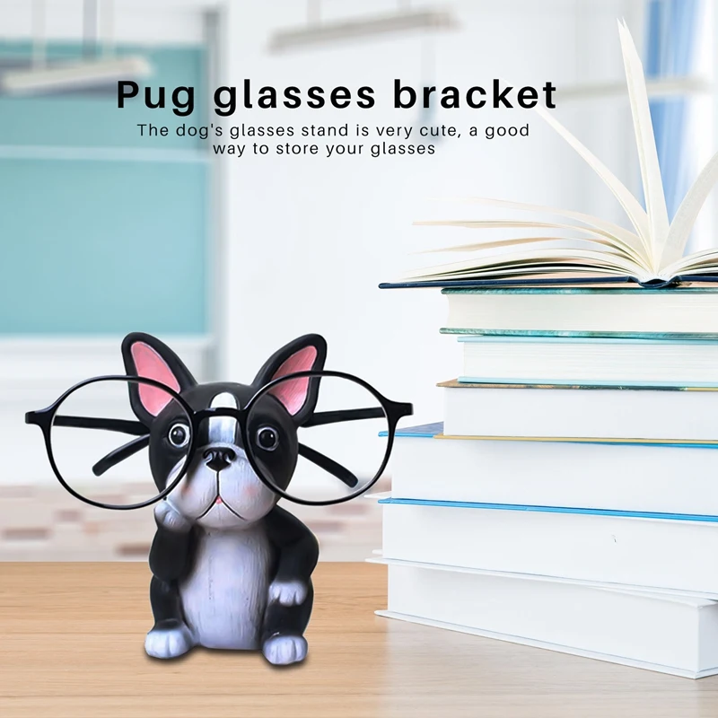 Puppy Dog Glasses Holder Stand Eyeglass Retainers Sunglasses Display Cute Animal Design Gift