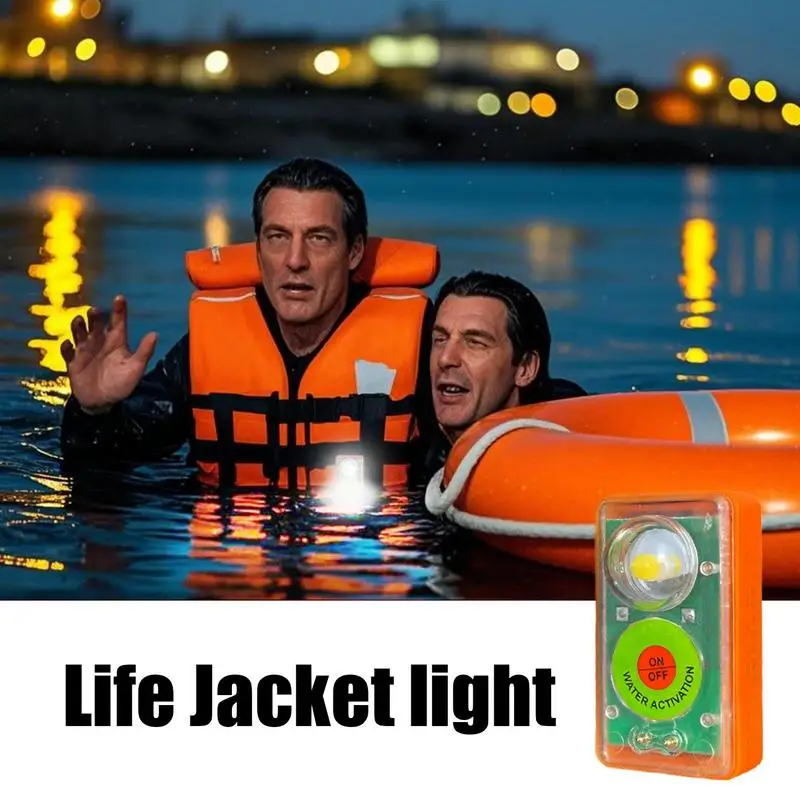 

Boat Flares Water Activated Strobe Light Boat Lighting Marine Safety Devices High Intensity Beam Seawater Lighting For Sea