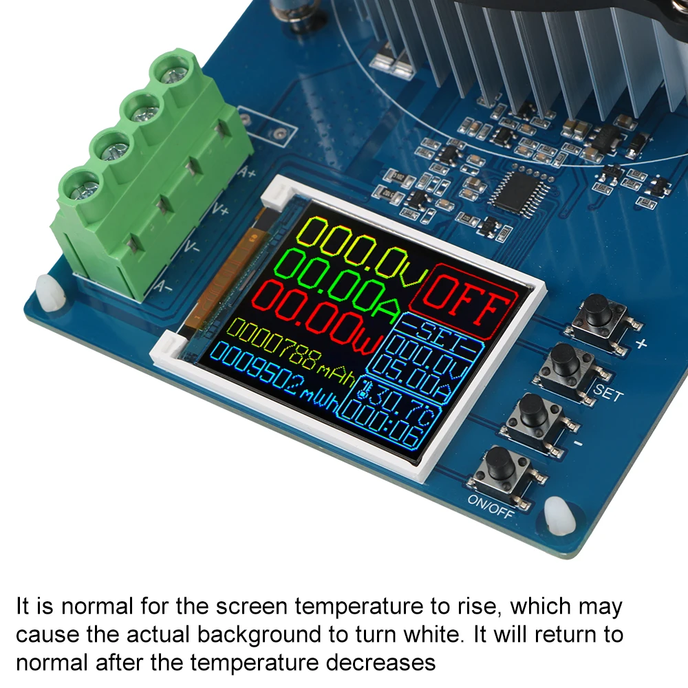 150W 10A DC Electronic Load 4-wire Lithium Battery Tester US Plug Adjustable Testing Module Battery Tools