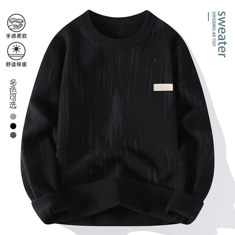 Men's Casual Sweater 2024 winter korean style Sweaters men Thickened Knitted Pullover mens  Men's wool pullovers male size M-4XL
