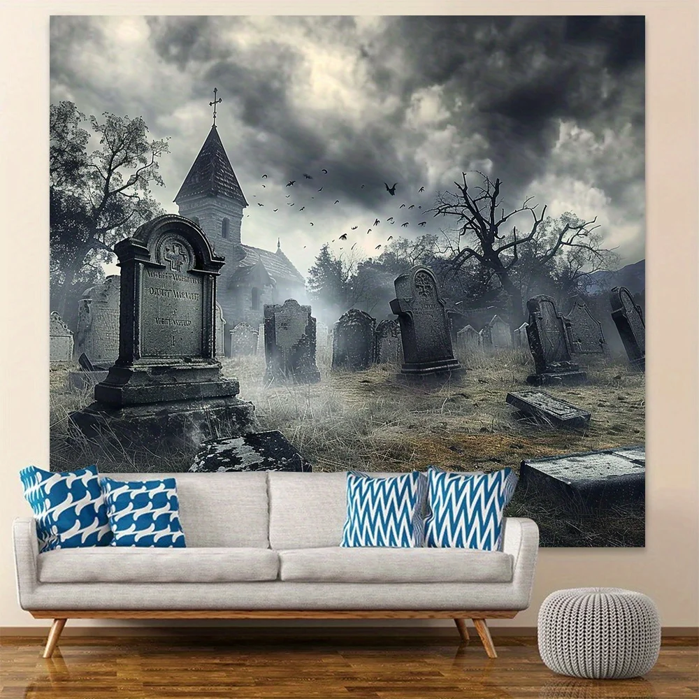 Halloween Horror backdrops - perfect for tombstones and haunted house designs, outdoor parties and decorations