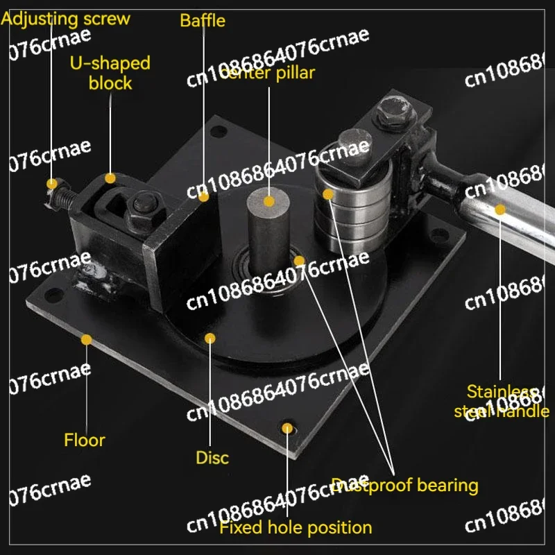 

Ручной станок для гибки стальных прутков и труб из нержавеющей стали 1-14 мм