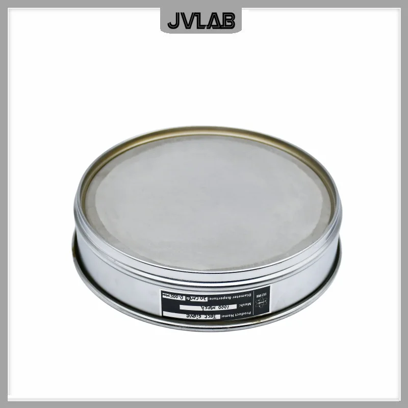 Analysis Sieve Sampling Inspection Standard Lab Test Sieve 304 SUS Filter Mesh Chroming Frame Diameter 200 mm Pore Size 0.008 mm