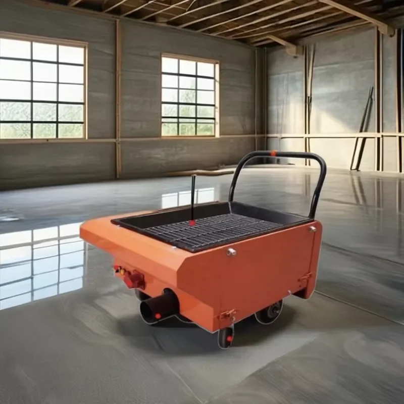 Small and Portable Electric Concrete Pump for Home Use New Condition 220V Motor As Core Component Construction Plaster