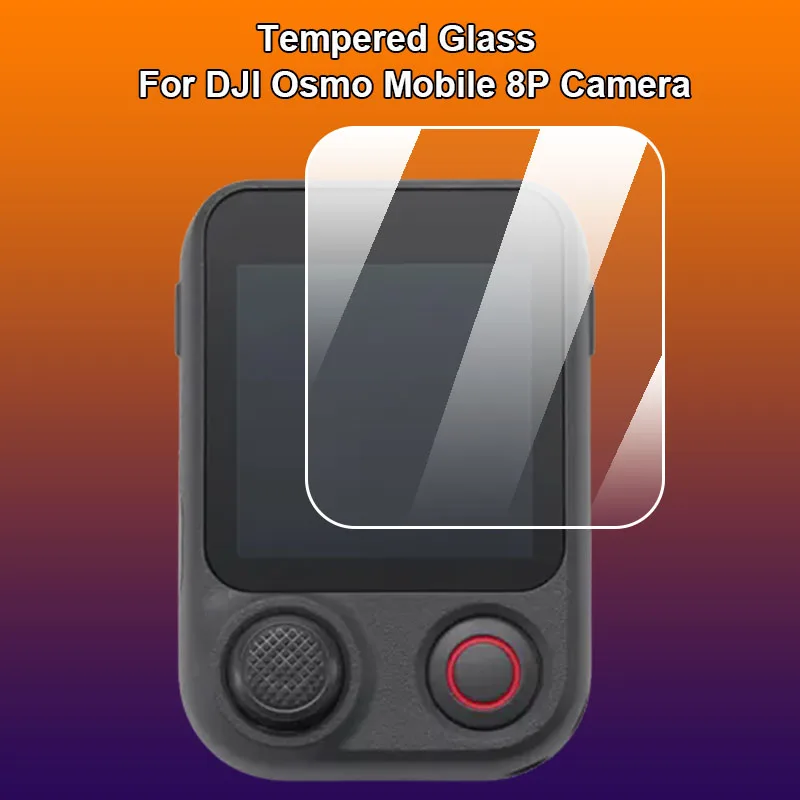 

For DJI Osmo Mobile 8P Camera Tempered Glass 9H 2.5D LCD Screen Protector Film Guard
