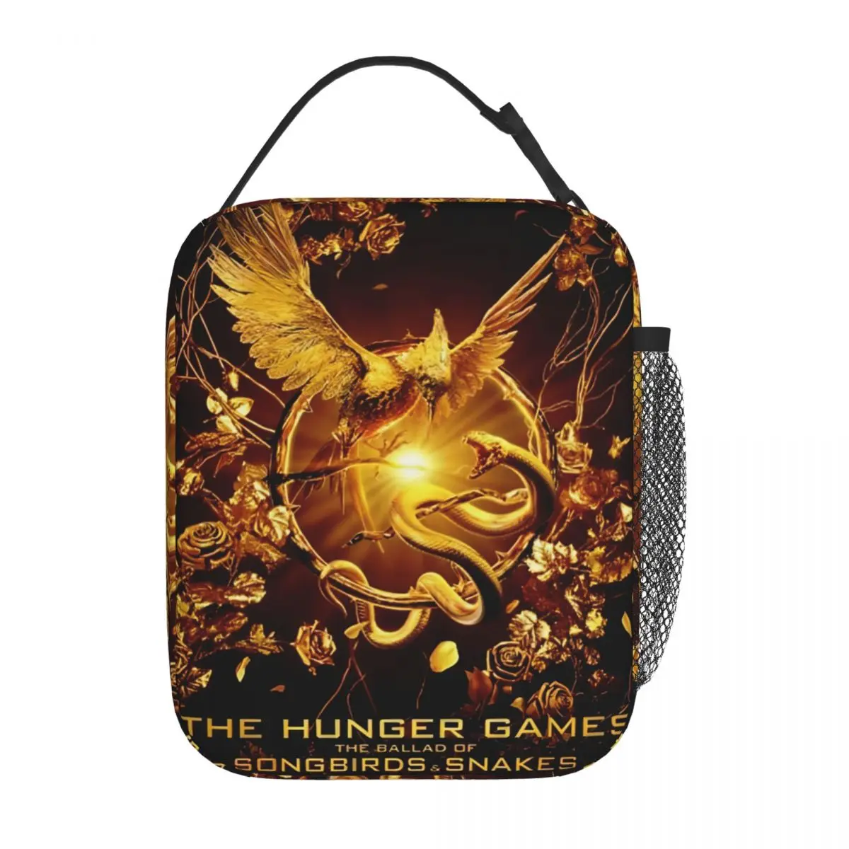 The Hunger Games The Ballad Of Songbirds & Snakes Insulated Lunch Bag Food Bag Portable Thermal Cooler Lunch Boxes For Picnic