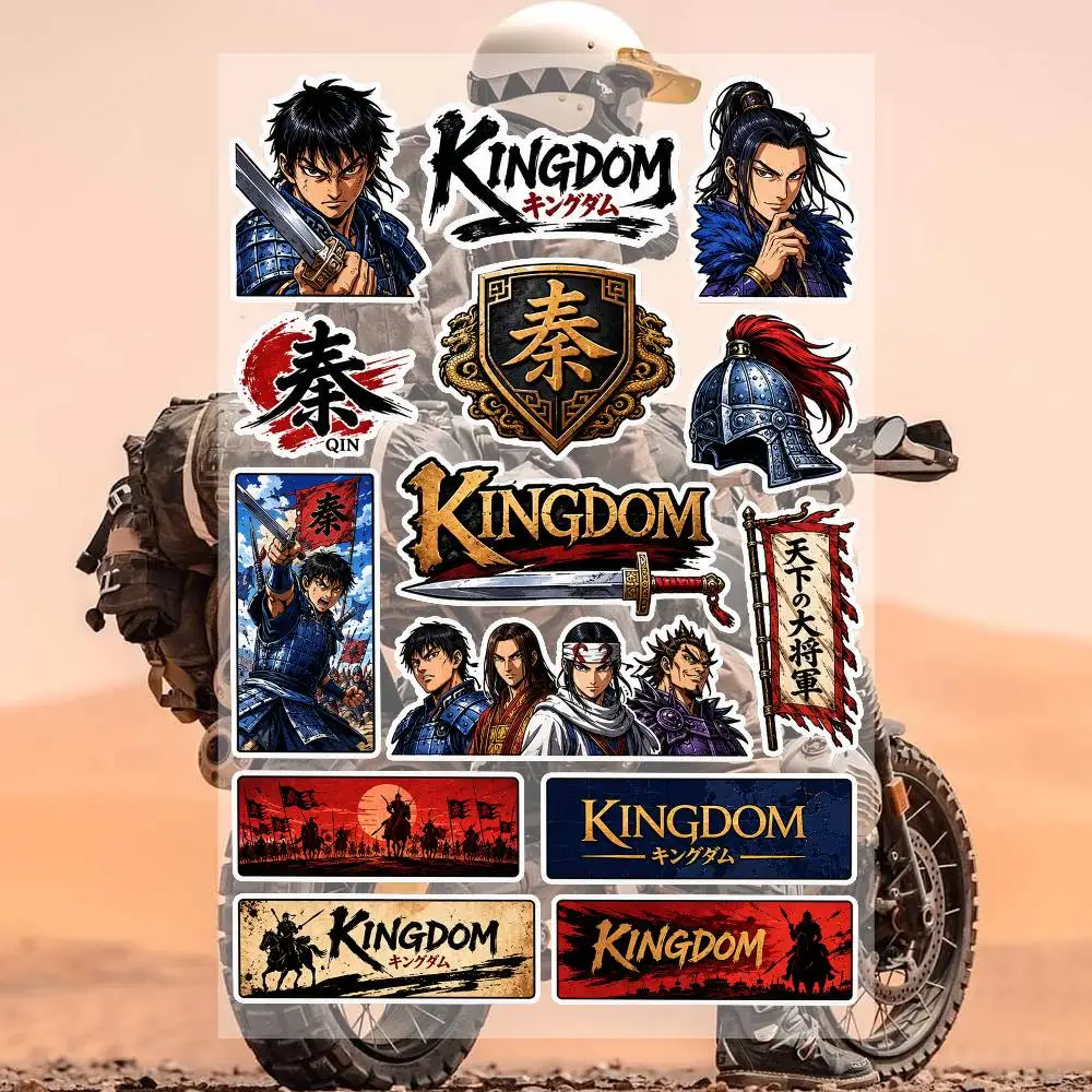 TV series K-KinG-dom Aesthetic Graffiti Stickers Waterproof PVC Decals for Car Motorcycle Skateboard Helmet Notebook
