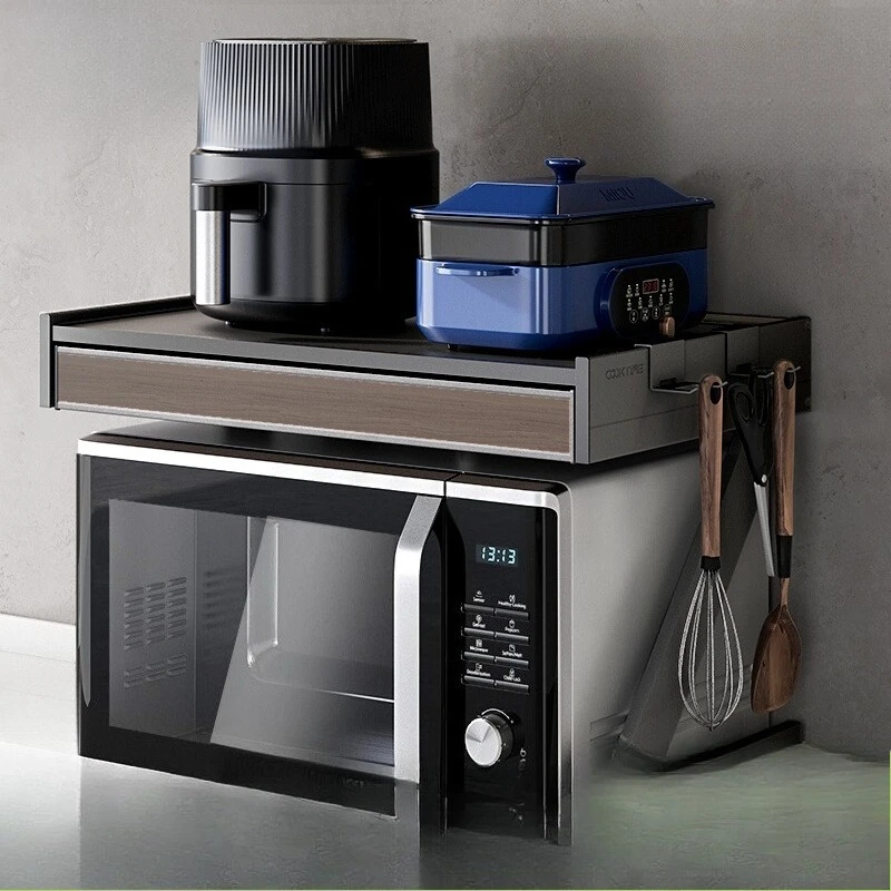 

Kitchen Microwave Oven Shelf Household Countertop Shelf Seasoning Oven Storage Storage Shelf Multi-layer Storage Rack