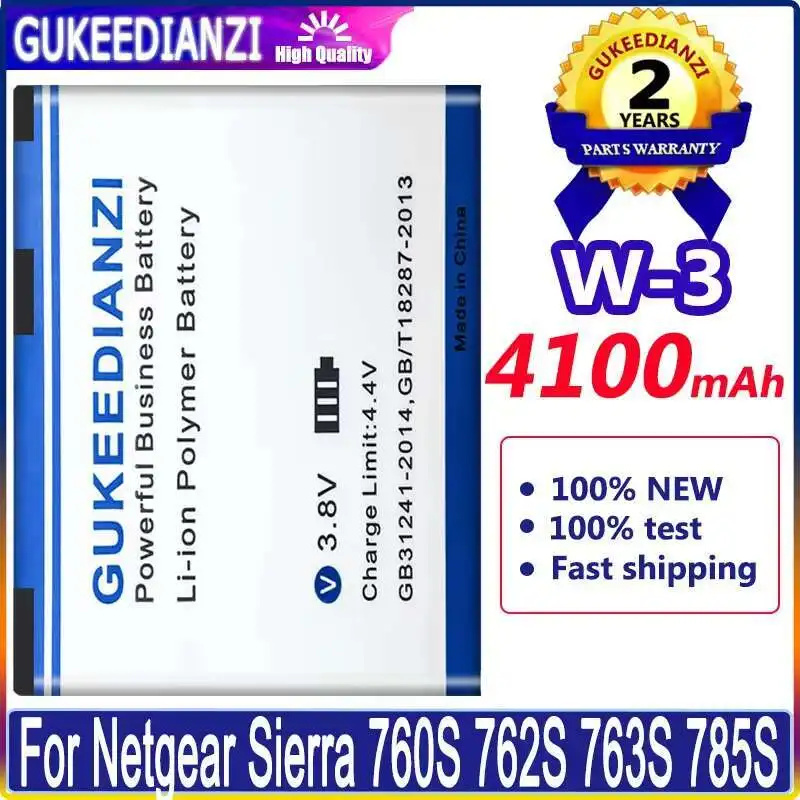 

Прочный аккумулятор маршрутизатора W-3 для Netgear Sierra 760S 762S 763S 785S 4100 мАч