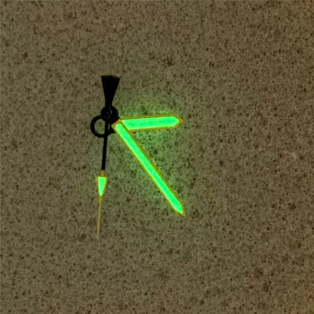 الأيدي الخضراء المضيئة NH35 مؤشرات استبدال ساعة الأيدي 3 دبابيس لحركة NH35/NH36 ثلاثة إبر تعديل الملحقات