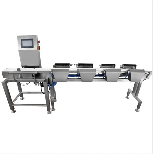 

Multifunctional Multi-stage Weighing Sorter Weighing Sorting Machine for Fish Seafood Chicken Shrimp Meat Pigeon