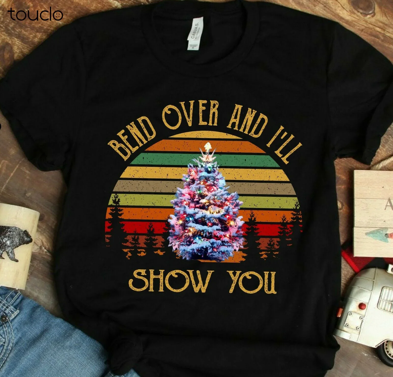 Bend Over And I'Ll Show You Shirt National Lampoon'S Christmas Vacation S-3Xl Custom Aldult Teen Unisex Digital Printing Classic