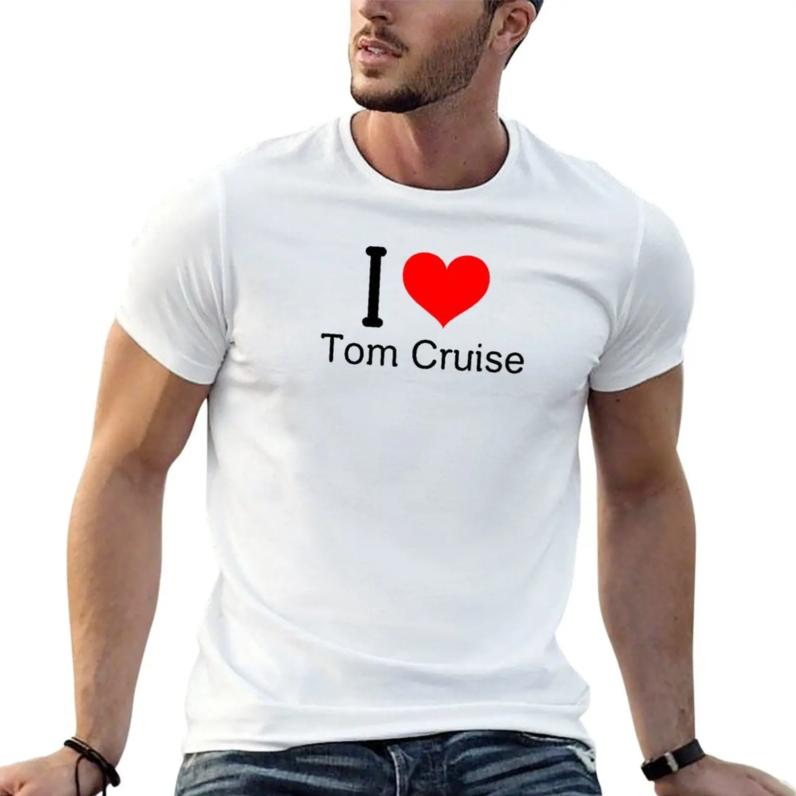 

I love Tom Cruise T-Shirt man graphic t shirt t shirt personalised t shirt for man 100 percent cotton T-shirt