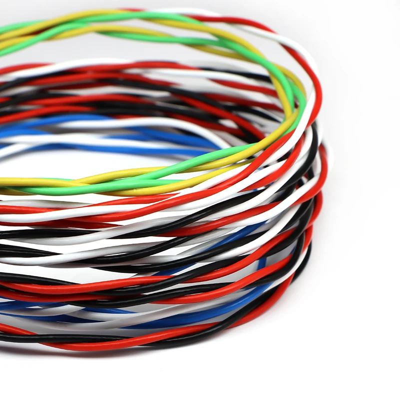 Afs200 Ptfe Twisted Pair Wire 26 25 24 22 20 18 17 15 13awg Fep 2pins Tinned Copper High Temperature Diy Electronic Signal Cable