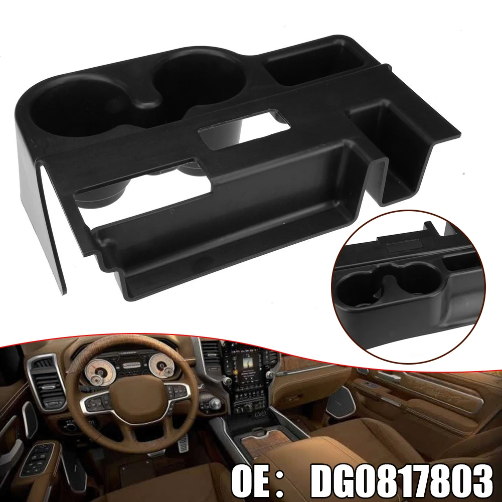 

1PCS Car Center Console Armrest Box Cup Holder 0SS281AZAA DG0817803 For Dodge For RAM 1500 2500 3500 1999-2002 Black Part