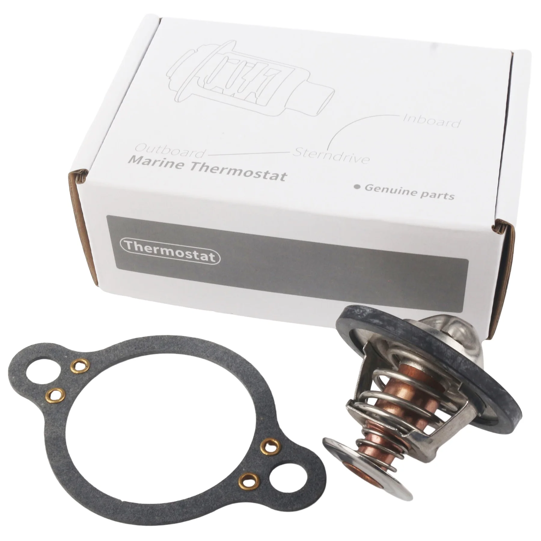 

Soxa Marine 160ºF 71ºC Thermostat For Volvo Penta 4.3L 5.0L 5.7L 5.8L 7.4L 8.1L 8.2 L V6 V8 Drive Boat Engine 18-3656 3831426