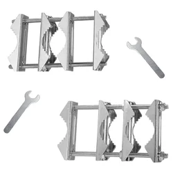 Double Antenna Mast Clamp V Jaw Block With Bolts Mast To Mast Clamp,Patio Umbrella Holder Heavy Duty Pole To Pole
