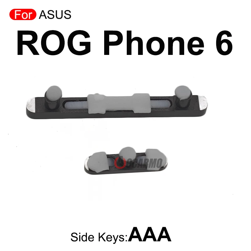 Black Red Blue Power On OFF Volume Buttons Side Keys For ASUS ROG7 ROG Phone 6 7 ROG6 Replacement Part