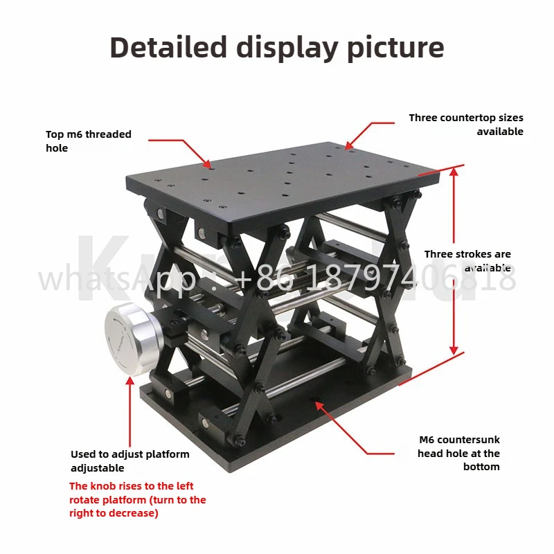 Plate-forme élévatrice à ciseaux série MAL-S\ Plate-forme à charge verticale
