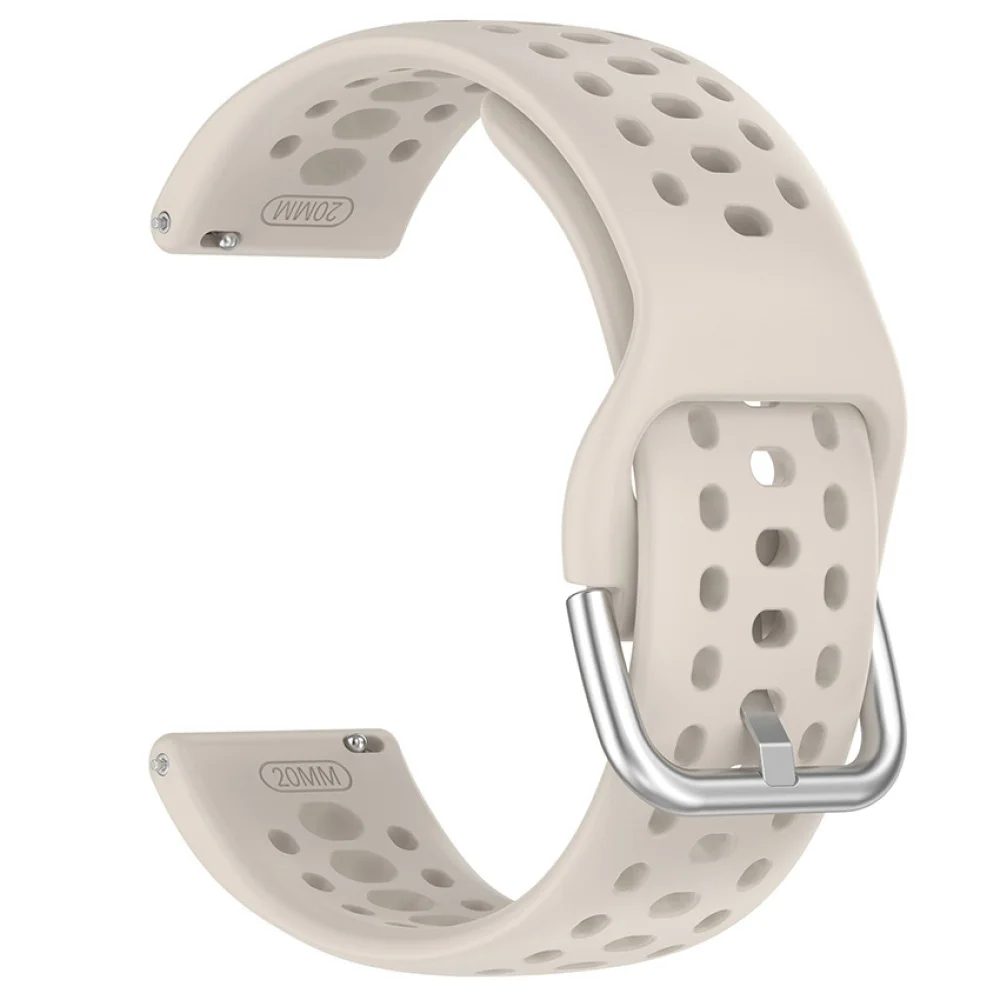1 قطعة 20 مللي متر سيليكون حزام متعدد حفرة تنفس الرياضة الفرقة 5.6-8.5 "ل Amazfit Active2 A2437/Active2 مربع A2434 اكسسوارات