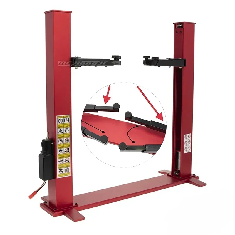 1/10 1/8 Scale RC Car Two-Post Lift Garage Scenes Automatic Lift Dual Motor Gantry for Garage Series