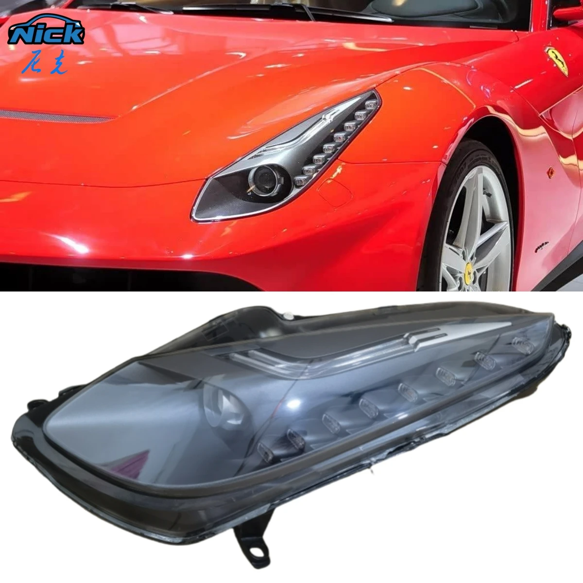 

For Ferrari F12 Original Headlight Assembly 2012-2017 Ferrari F12tdf Car Light F12 Berlinetta Headlamp LED DRL