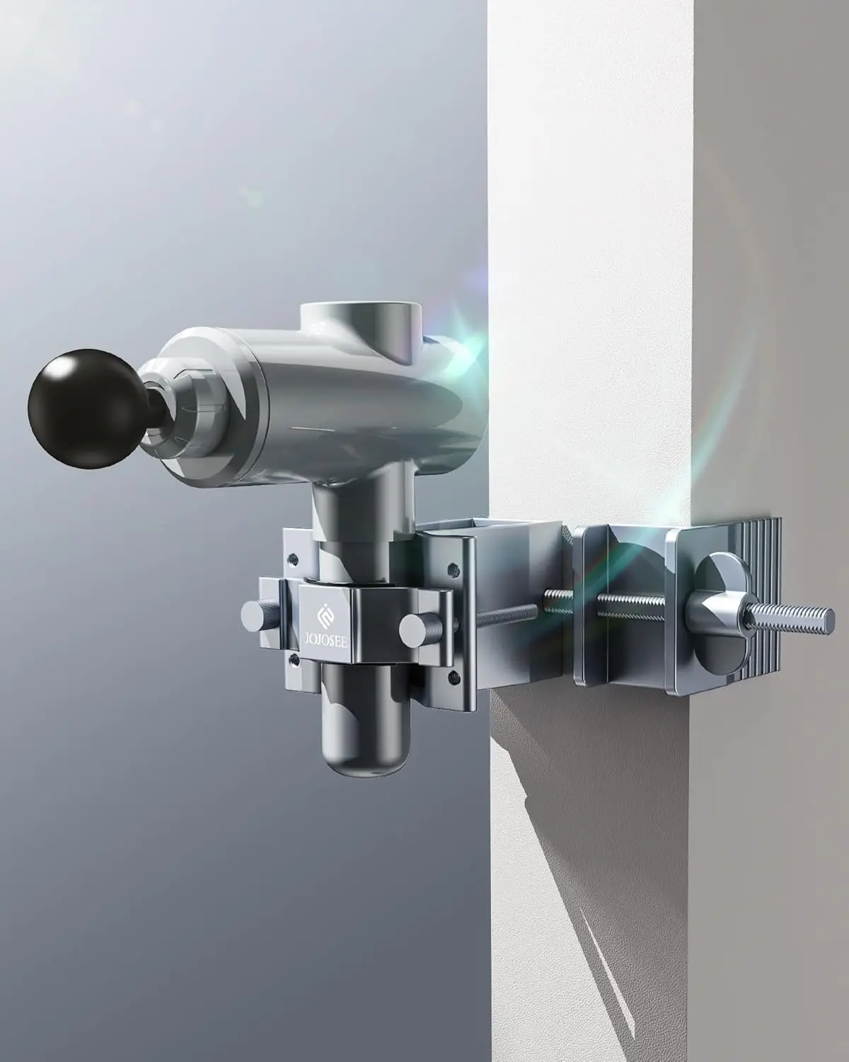 

Massage Gun Holder, All Aluminum Alloy, Hands-Free Percussion, Fits Most Massage Guns, for Hard-to-Reach Areas