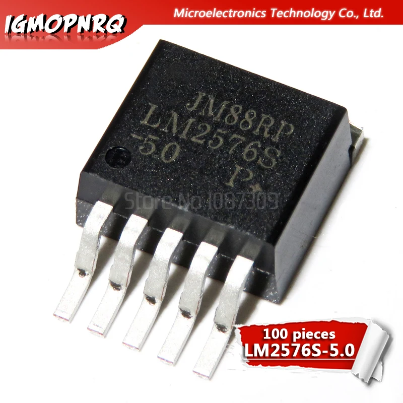 100pcs LM2576S-5.0 TO263 LM2576SX-5.0 TO-263 LM2576-5.0 5V new and original