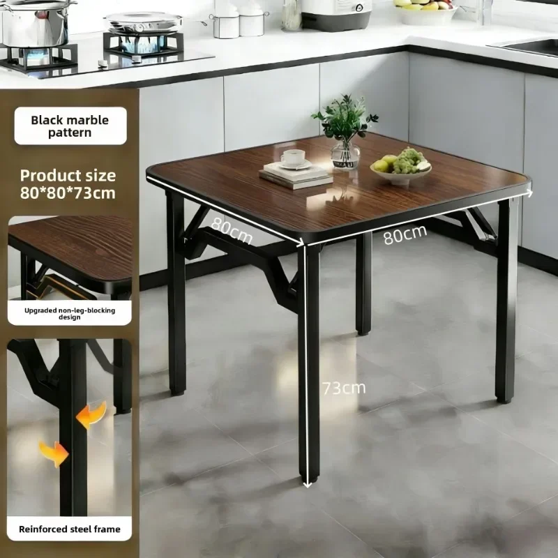 Portable Multifunctional Desk Foldable Portable Dining Table Square Folding Dining Table Street Stall Night Market Furniture