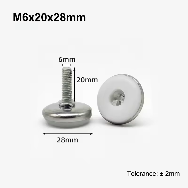 M6 M8 Leveling Foot Screw On Type PP Plastic Furniture Table Chair Sofa Leg Anti-slip Feet Adjustable Leveler Base Bolt Pad - Image 29