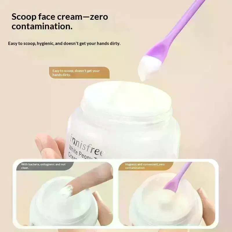 3pcs Silicone Spatula Set Double Head Tiny Scraper For Thin Lotion Bottles Cosmetic Kitchen Tools