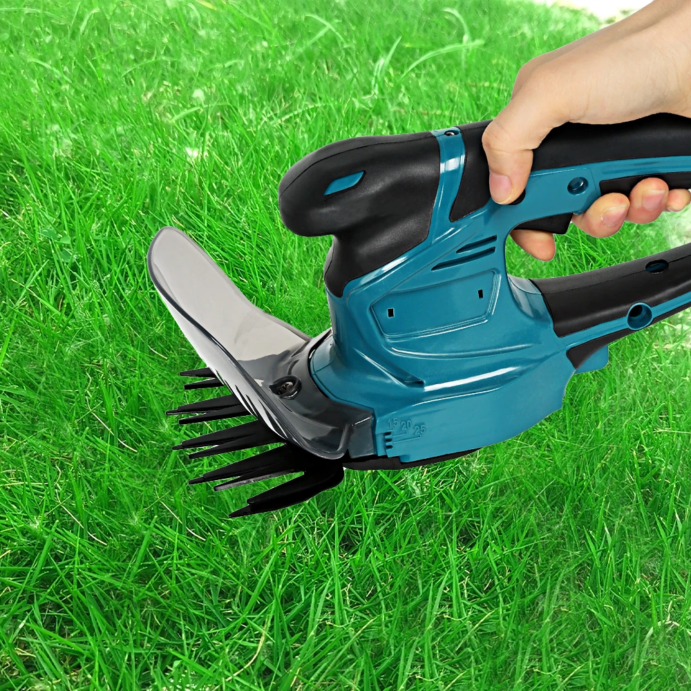 Imagem -06 - Cordless Recarregável Elétrica Hedge Trimmer Jardim Grama Arbusto Tesoura Fit Ferramenta de Poder Makita 18v Bateria em 21v