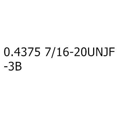 0.4375-7/16-20 UNJF 0.190-10-32 3A 3B Thread Plug Ring Gauge Aviation Screw Thread Gauge O Gages Go Nogo