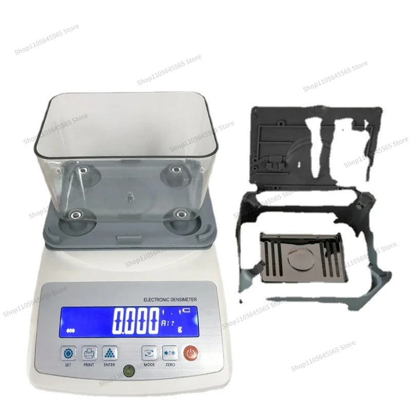 Solid liquid densitometer high precision rubber plastic particle floating body ceramic PVC purity detector hydrometer