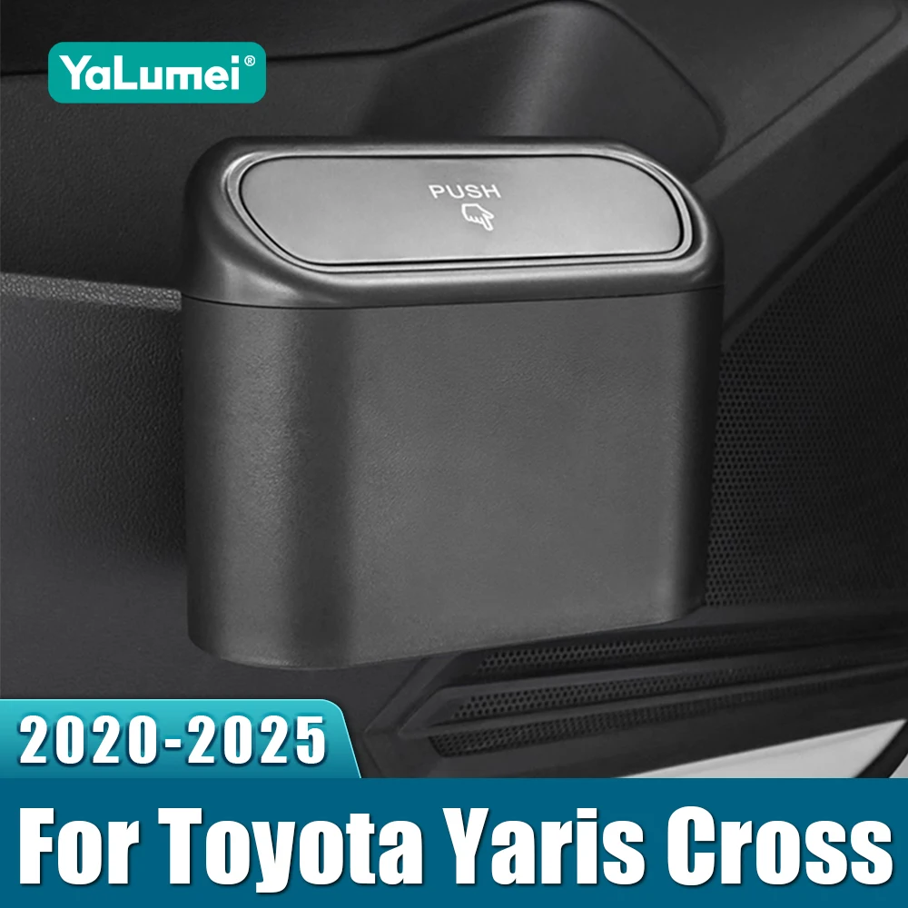 Für Toyota Yaris Kreuz 2020 2021 2022 2023 2024 2025 Universal Tragbare Auto Mülleimer Müll Tasche Kleinigkeiten Bin Abdeckung Organisieren