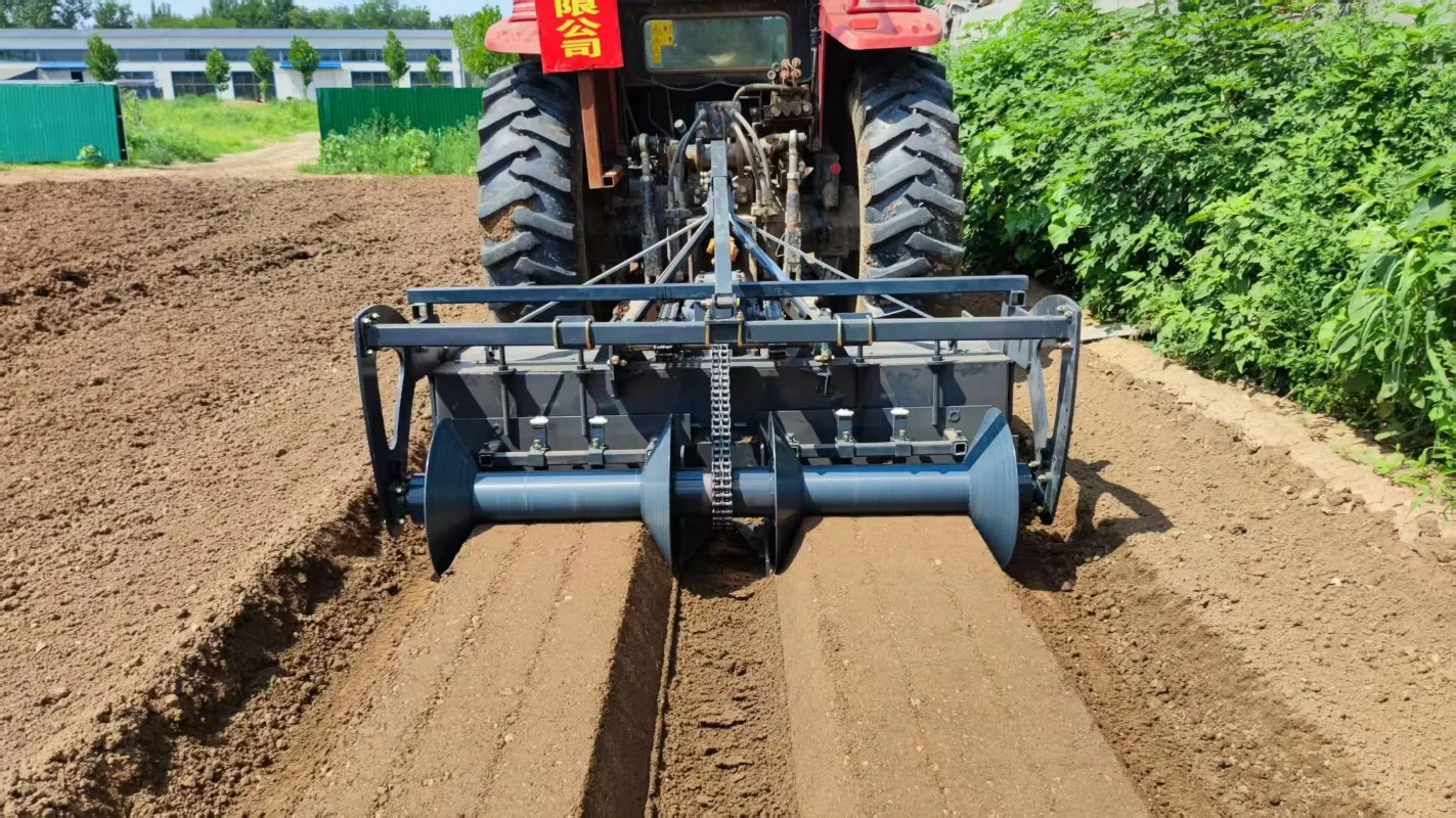 Ridger Tractor Mounted Laying Mulch Machine Hydraulic Ridger Potato Farm Ridging Machine Power Tiller with Vegetable Ridger