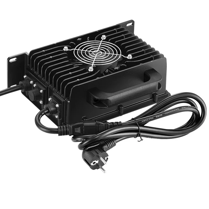 Car waterproof charger 72V60V48V25A sightseeing car electric four-wheeler charging machine with PFC wide voltage