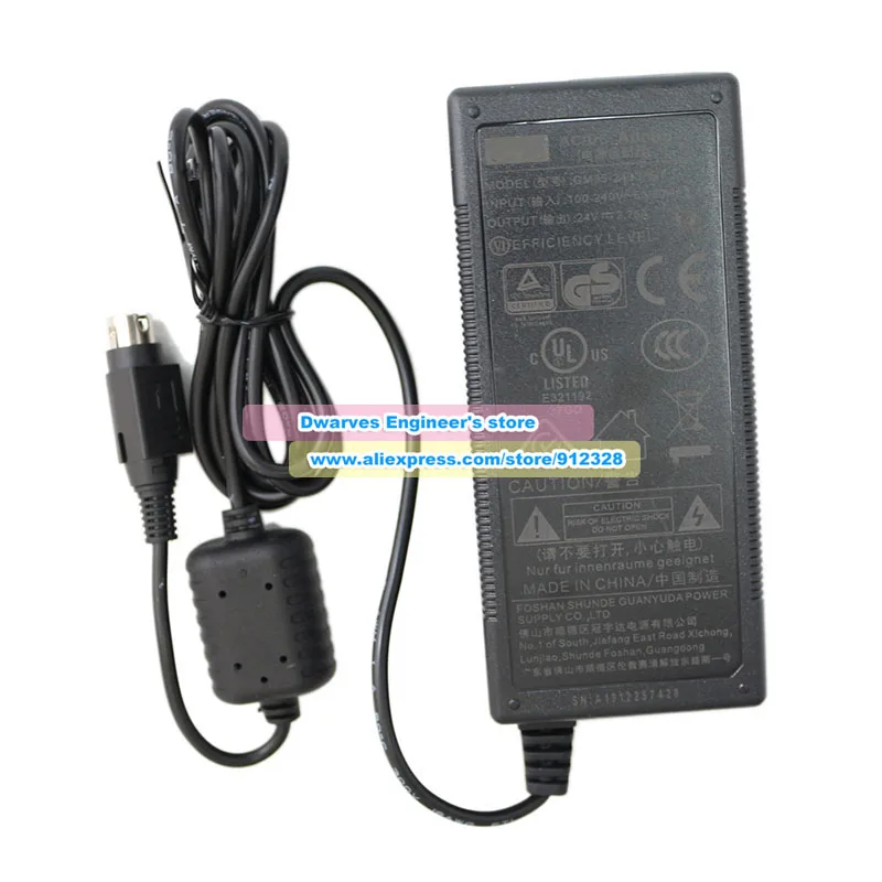 Genuine GM95-240375-D GM95-240375-F AC Adapter 24V 3.75A 90W Laptop Charger 4-PIN/5.5x2.1mm Power Supply