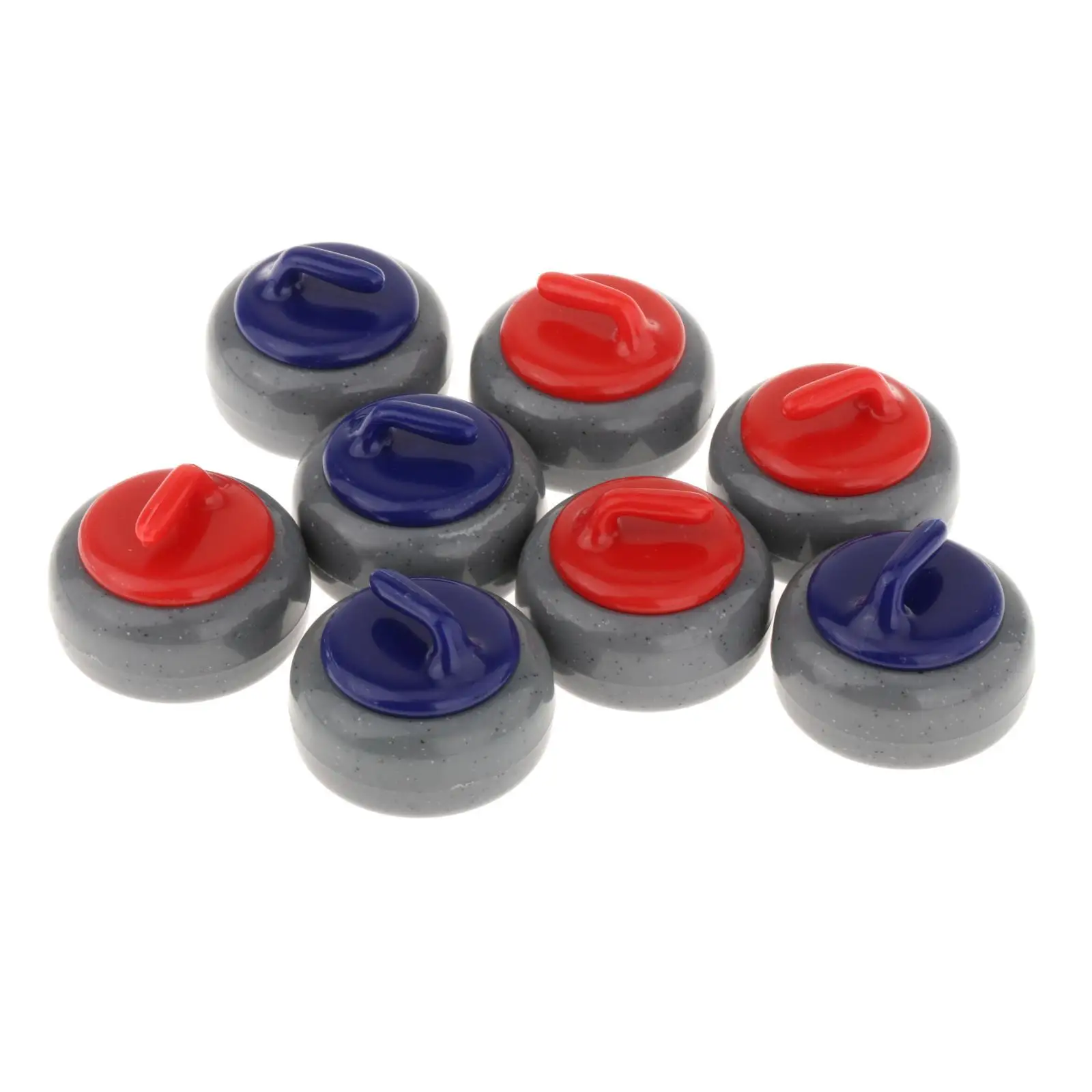 8Pcs Tabletop Curling Game Pucks Party Friends Shuffleboard Curling Accessories Portable Replacement Shuffleboard Rollers