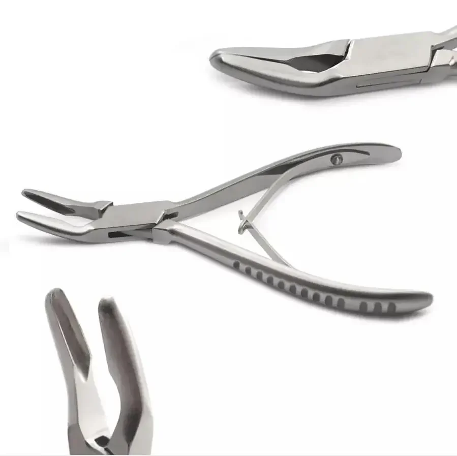 Dental Bone Rongeur Forceps Orthodontic Surgical Instrument for Alveolar Bone Trimming Stainless Steel