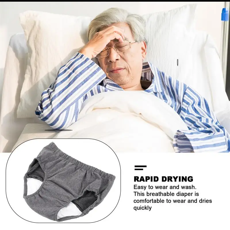 

Adult Reusable Cloth Diapers Breathable Waterproof Lining Incontinence Underwear Washable Nappy Wraps for Elderly Care