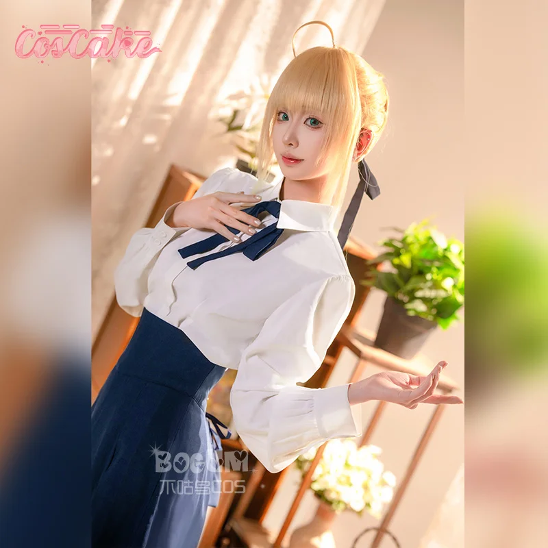 

Fate/stay Night Saber Cosplay Costume Uniform Halloween Carnival Party Christmas Play Role Clothes Clothing for Women