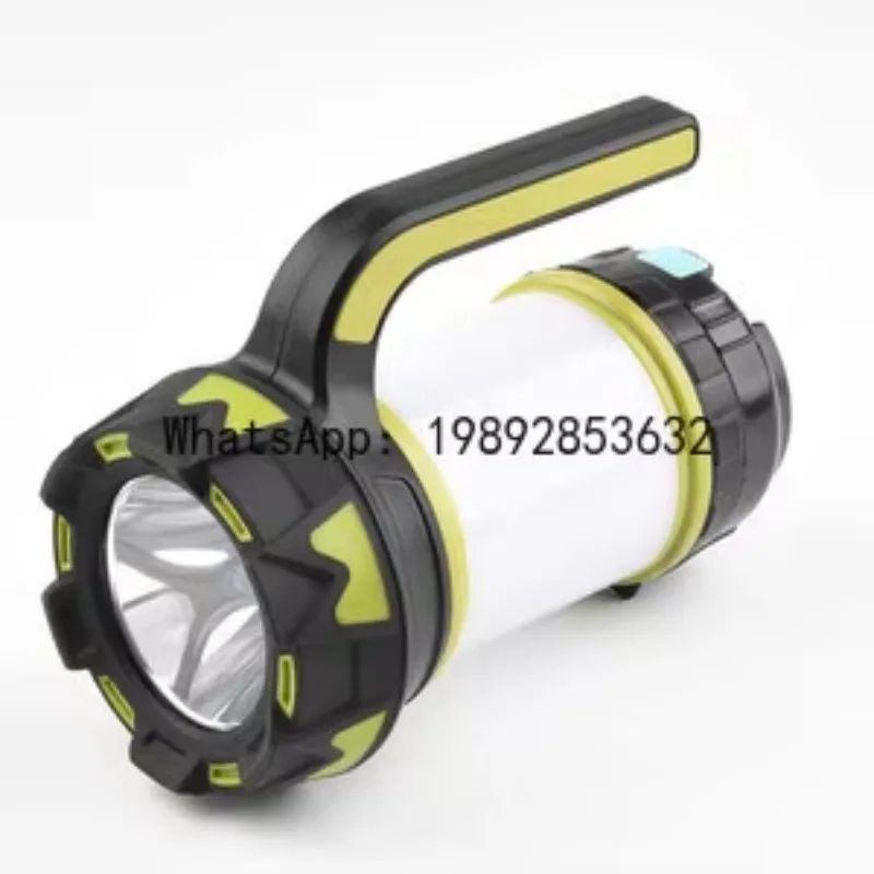 PYJ New Flashlight USB Charging Strap Portable Emergency Searchlight Outdoor Lighting Camping Work Light