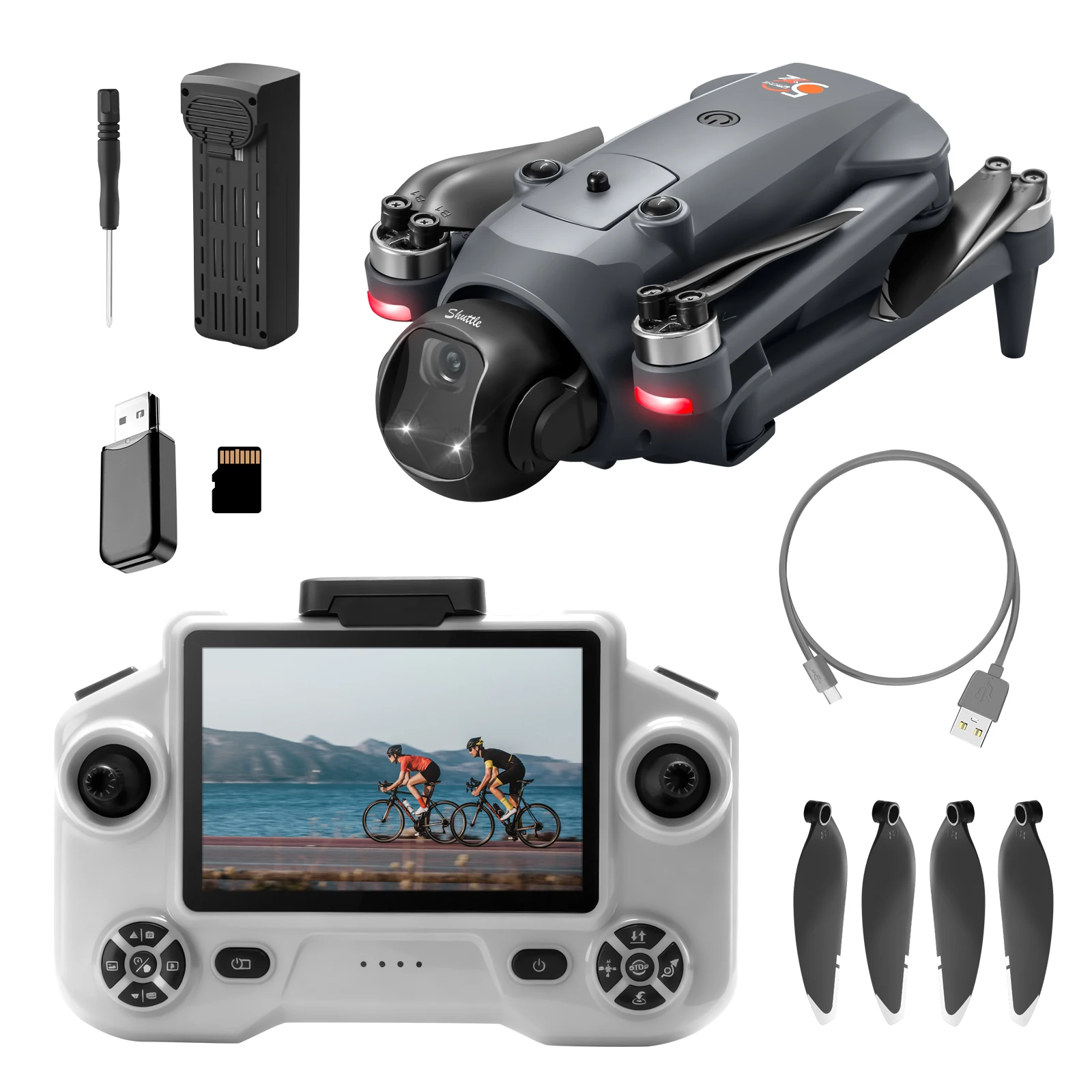 NIEUWE YL059 GPS Drone Kan Airdrop Functie 8k Camera Met Optische Stroom Scherm Controle Lifting Obstakel vermijden Quadcopter Speelgoed